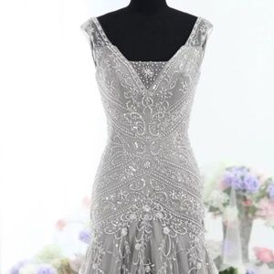 Cocomelody trumpet dress floor length